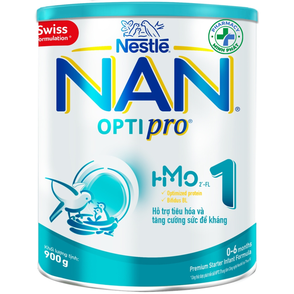 Sữa Nan Optipro 1 900g, HMO (0-6 tháng) 